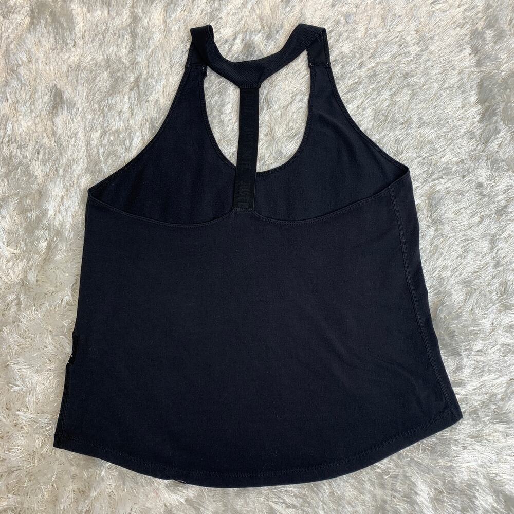 Nike Flowy Black Tank Top T strap Sz Small